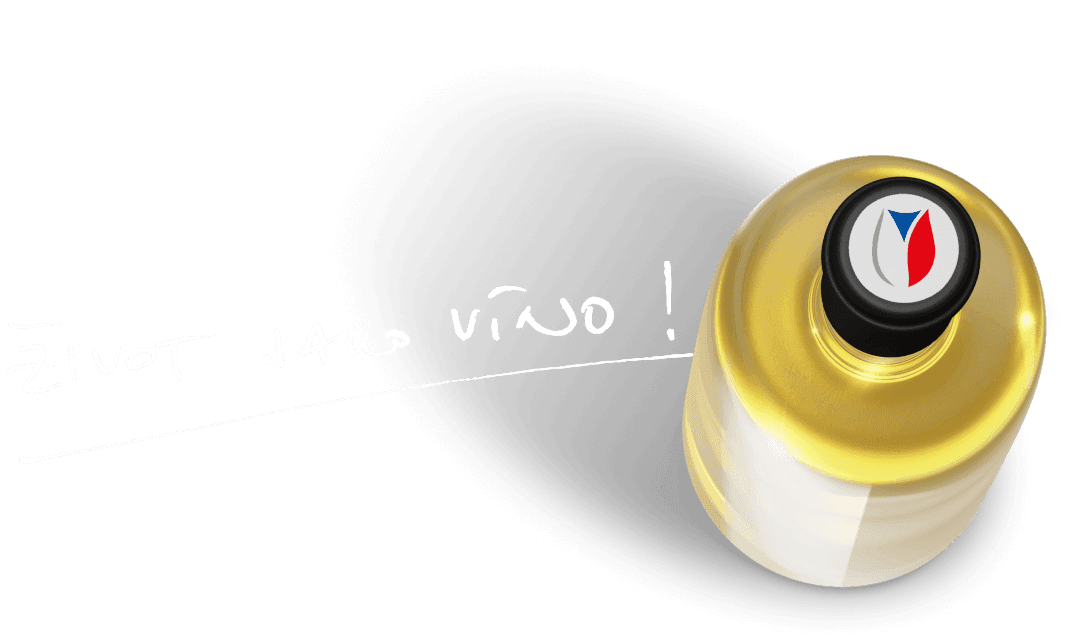 Bottle with text